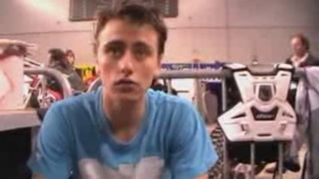 Charles Lefrançois au Supercross de Bercy 2009 ITV MxB