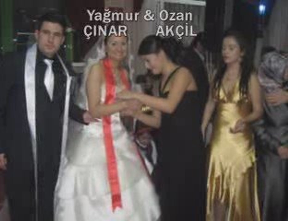 yagmur ve ozan'ın düğünü