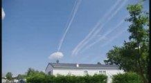 épandage chemtrails landes sanguinet aout 2009