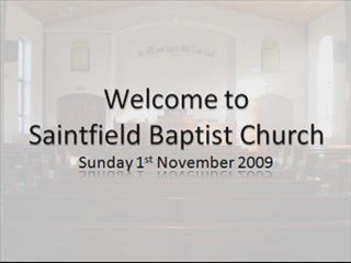 011109 - Morning Service Part 1