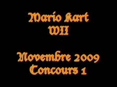Mario Kart WII - Concours de Novembre 2009 n° 1