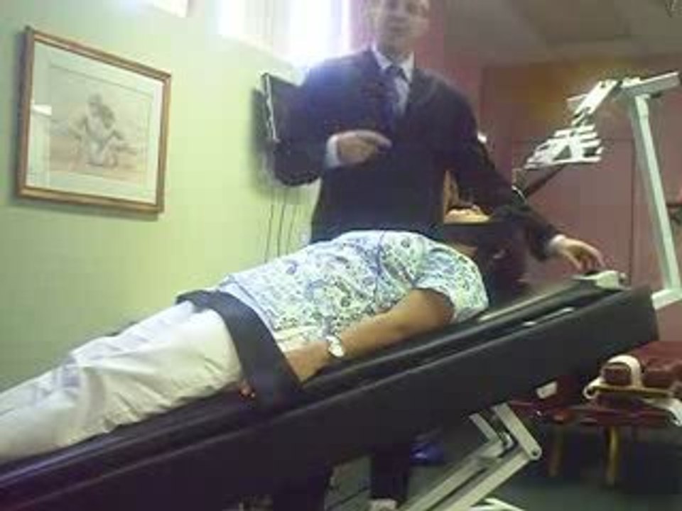 Dr. B ryan Haas Demonstrates Spinal Decompression