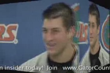 Tim Tebow Post-Game: Florida/Georgia