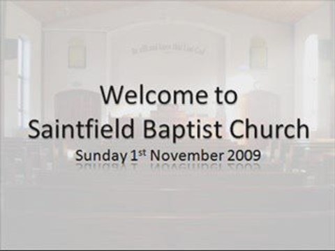 011109 - Gospel Service Part 1