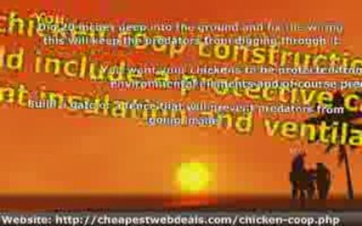 Chicken Coop Construction Plans Simple and Easy