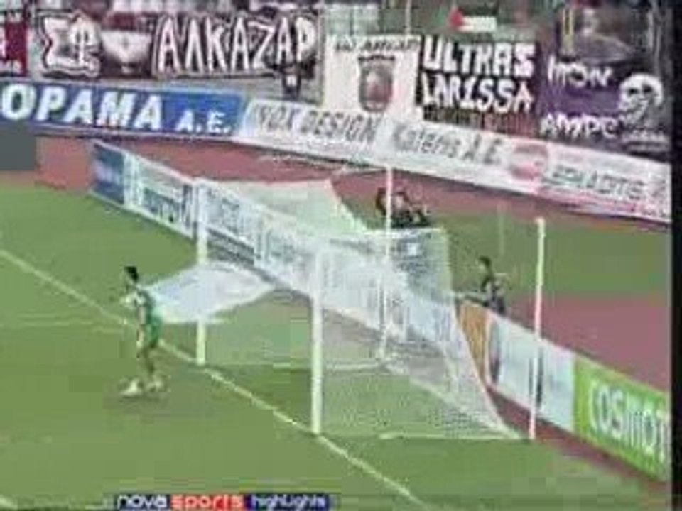9th AEL-ARIS 2-2 Novasport tv Greece 2009-10
