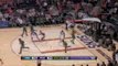 NBA Channing Frye glides through the lane for an impressive