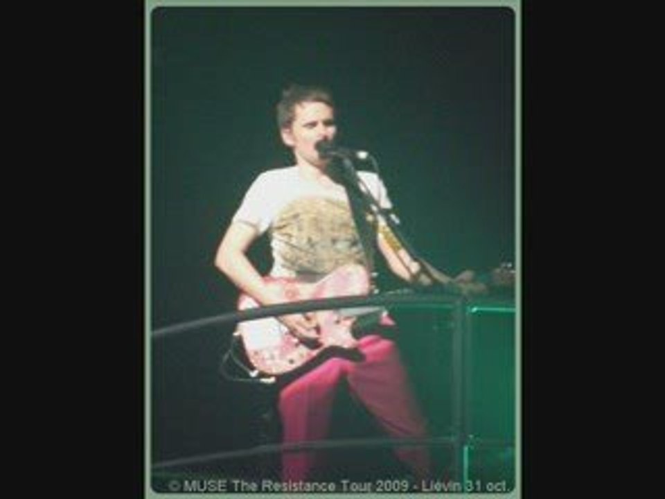 Concert de MUSE au stade couvert de Liévin (62) - 31/10/2009