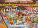 Toiles, peintures, tingatinga avec African-Tinga.com