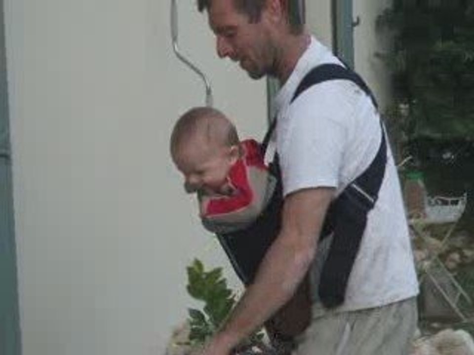 au boulot avec papa!!!