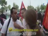 France3 édition 12h Grève à Teleperformance 29 juillet 2009