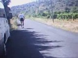 27 août, 10 h 30, arrivée de Gwen dans les vignes - 935 km