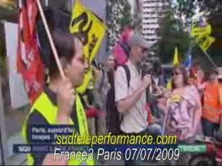 Mobilisation des salariés de TP France contre le plan socia