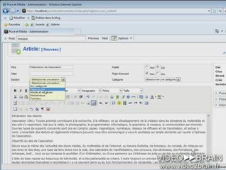 Joomla! 1.5 : Composition d'un article