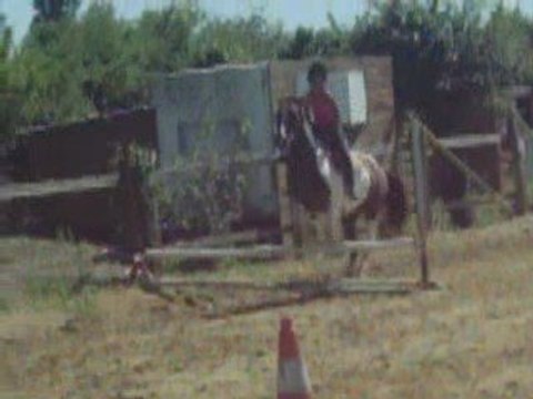 Mon premier Oxer avec Jason