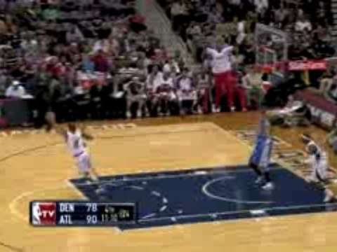 NBA Josh Smith Block Chris Andersen and the Birdman at the