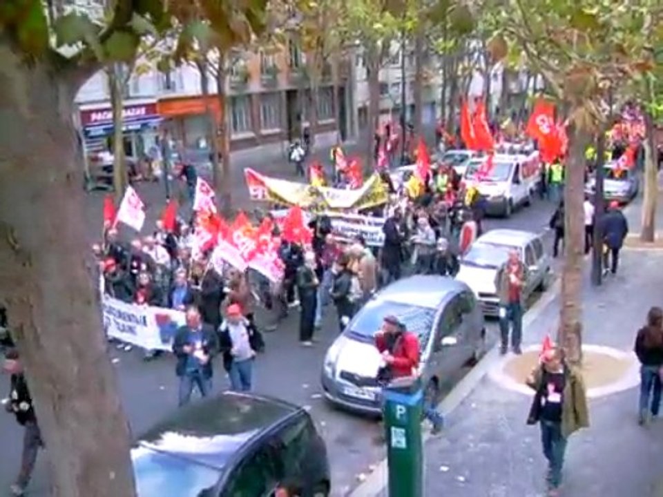Manifestaion Nexans à Paris