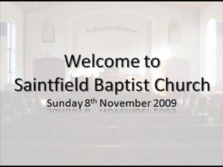 081109 - Morning Service part 2