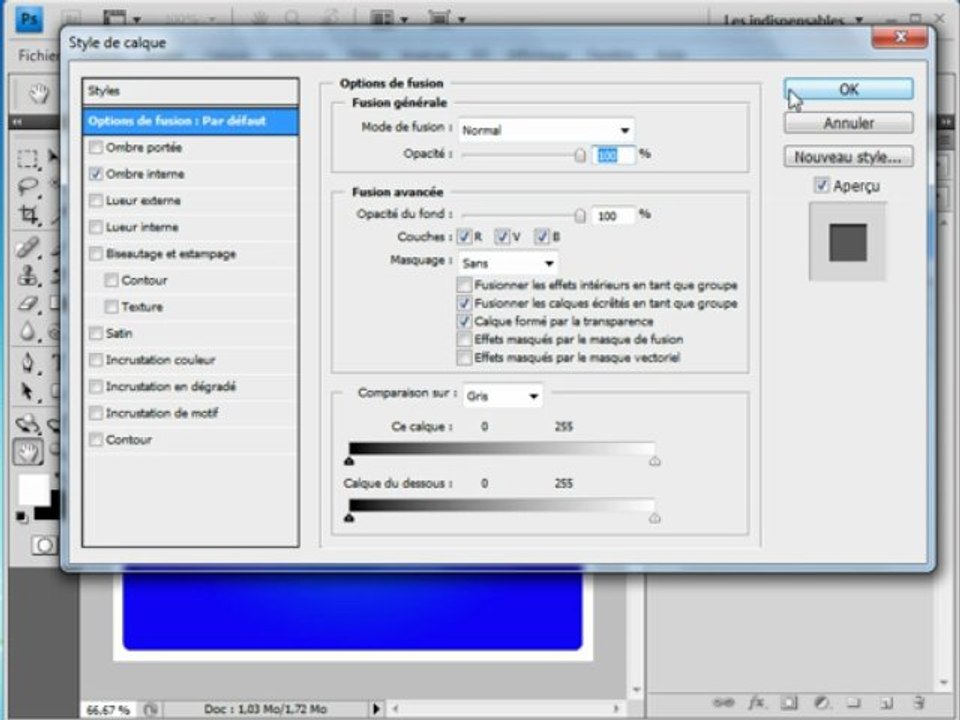 Créer le logo photoshop avec photoshop CS4