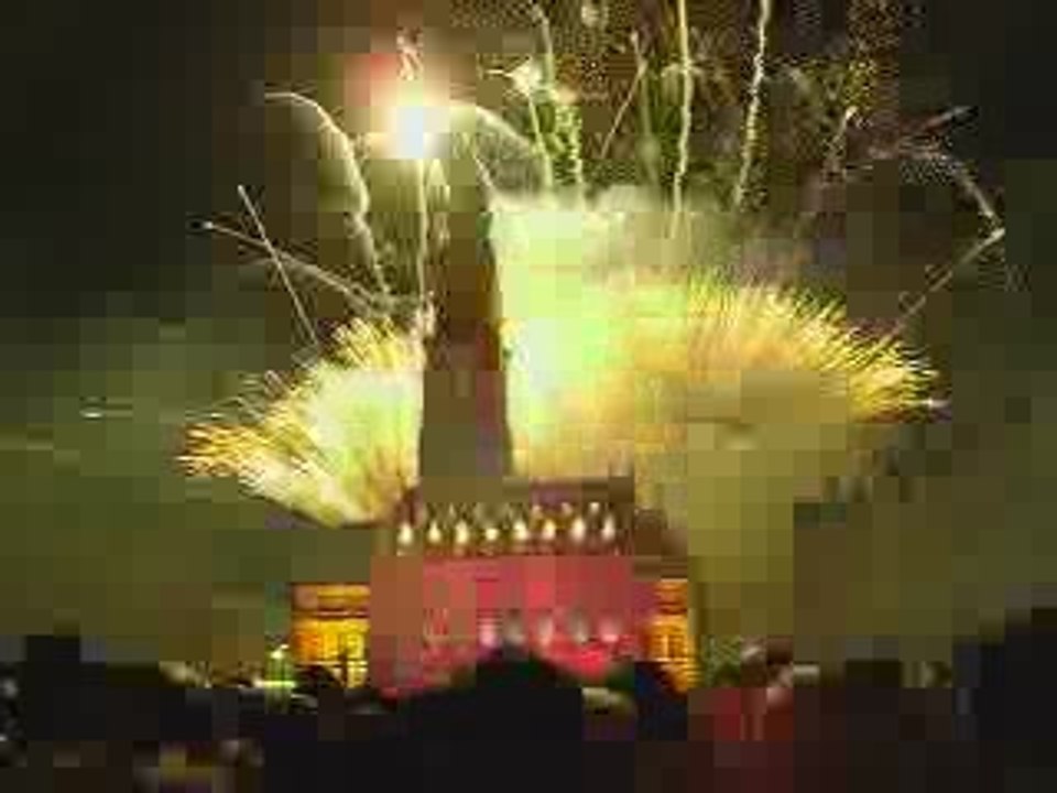 embrasement du beffroi Arras