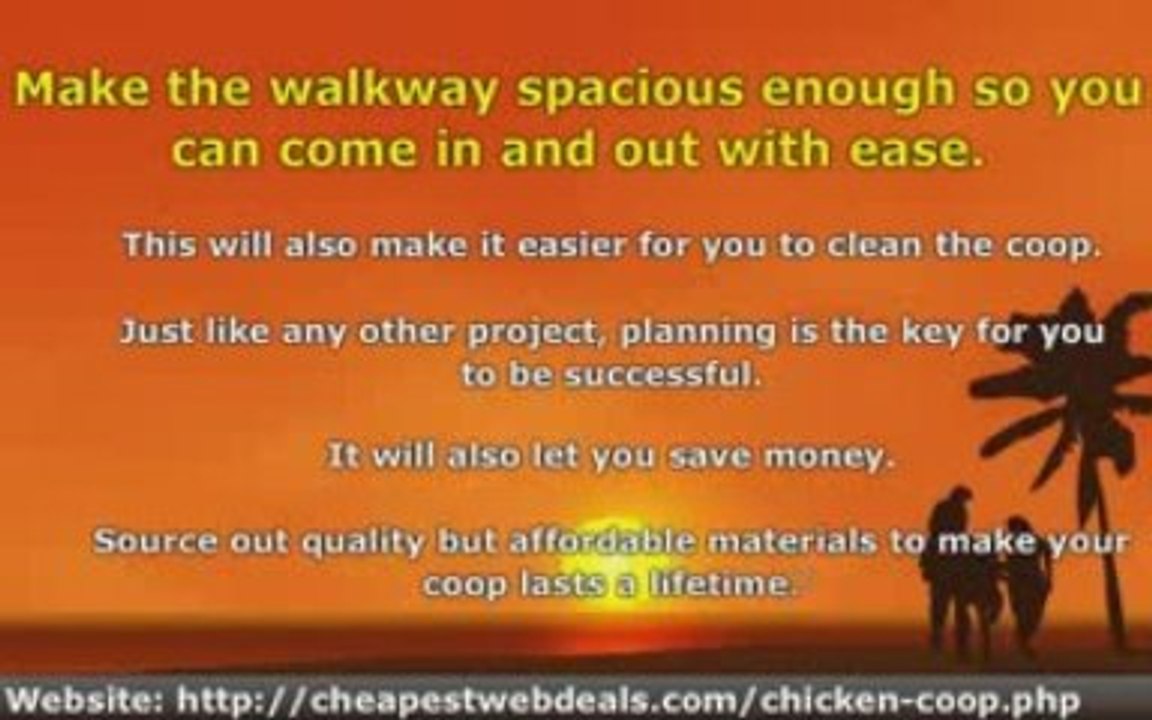 Save Money Making Your Own Chicken House