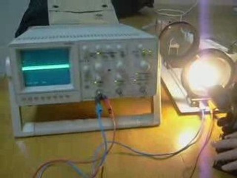 Emission des ampoules fluocompactes ondes électromagnétiques