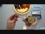 How to use a fruit hardness tester