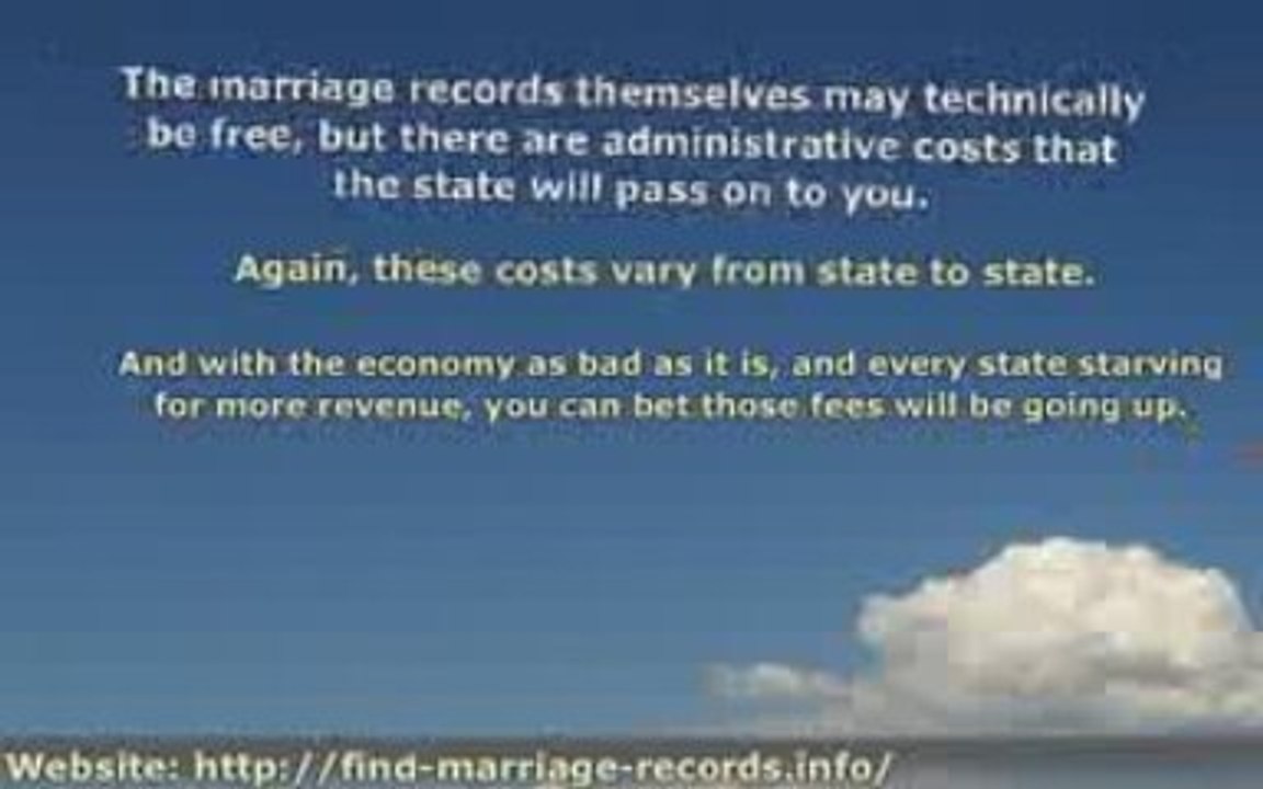 Free Marriage Records Search - The Myth of the Free Marriage