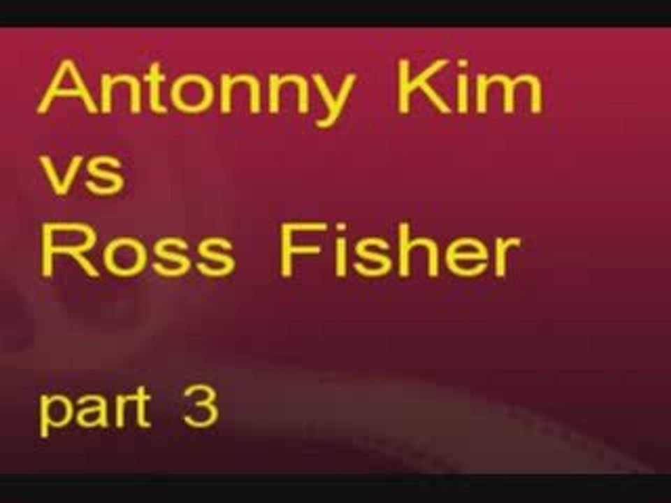 3Match play Antonny Kim vs Ross Fisher part 3 Nov09