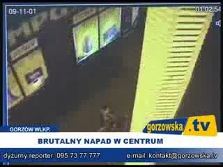 Brutalny napad w centrum
