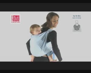 Echarpe portage dos (porte-bébé écharpe sur le dos) - Vidéo Dailymotion