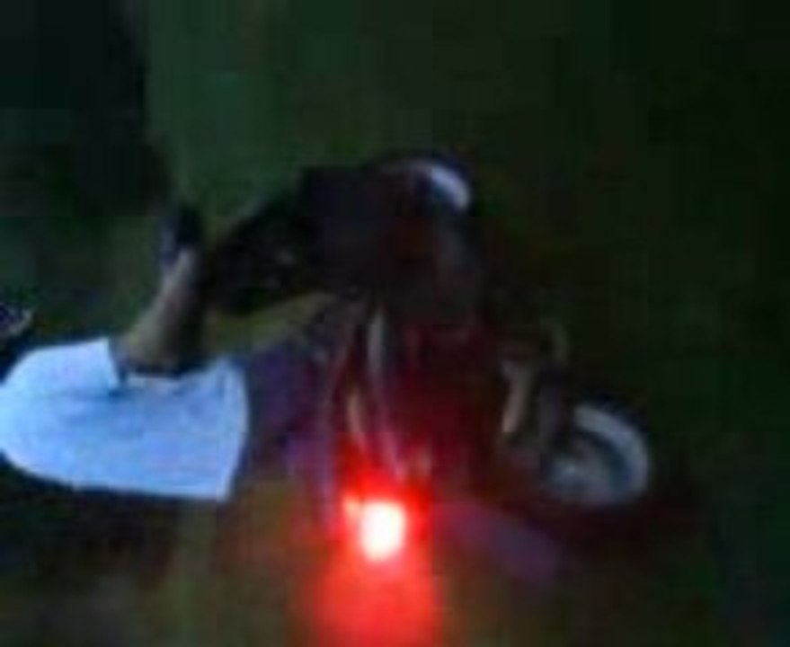 Ligne sur herbe en scoot xD