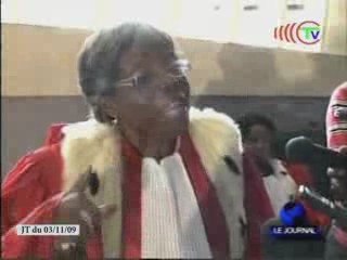 Installation des nouveaux membres de la cour des comptes