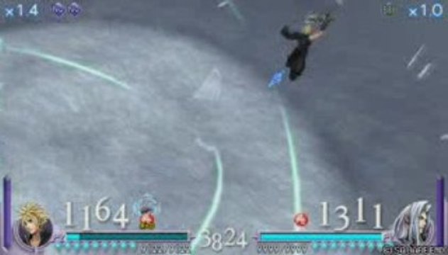 Disdidia final fantasy : Cloud lvl100 VS Séphiroth lvl 105