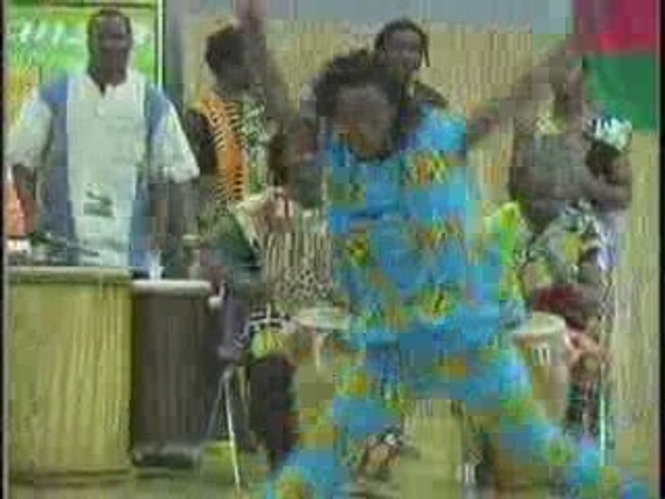 Pan-African drummers/dancers at pre-KWANZAA event