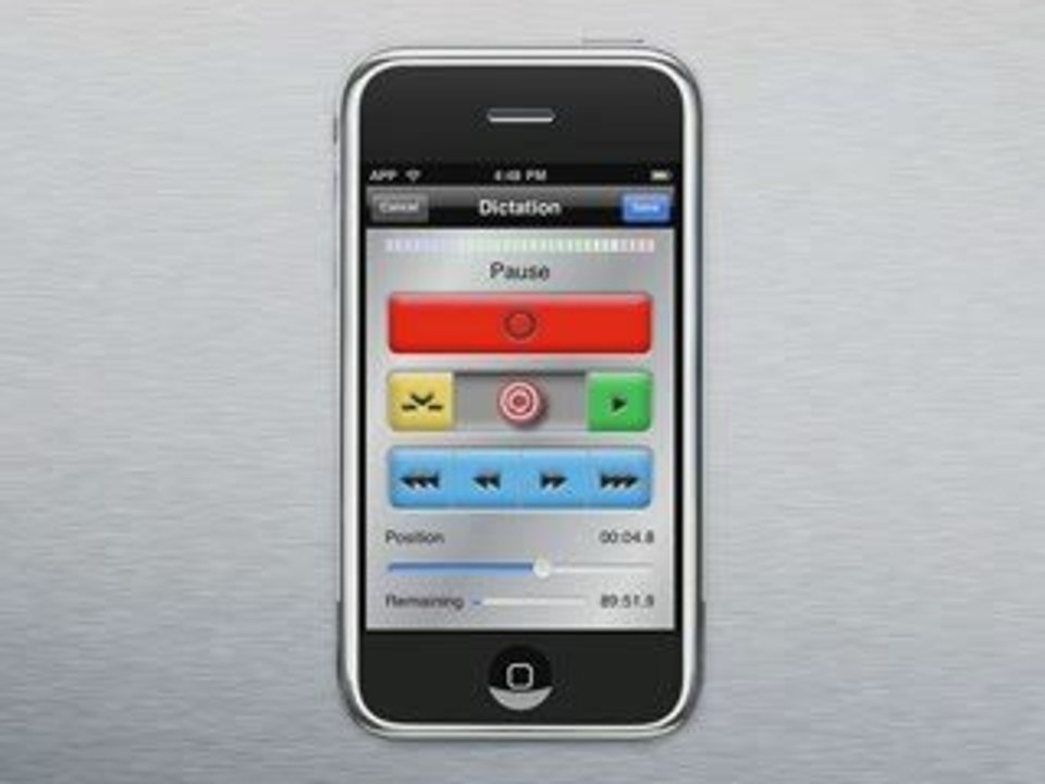 Dictamus iPhone App Demo - AppShows.com
