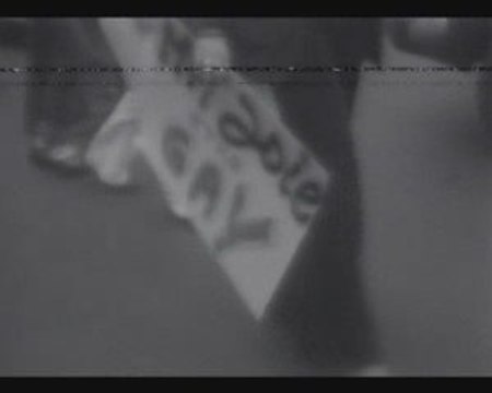 Manifestation contre la répression de l'homosexualité