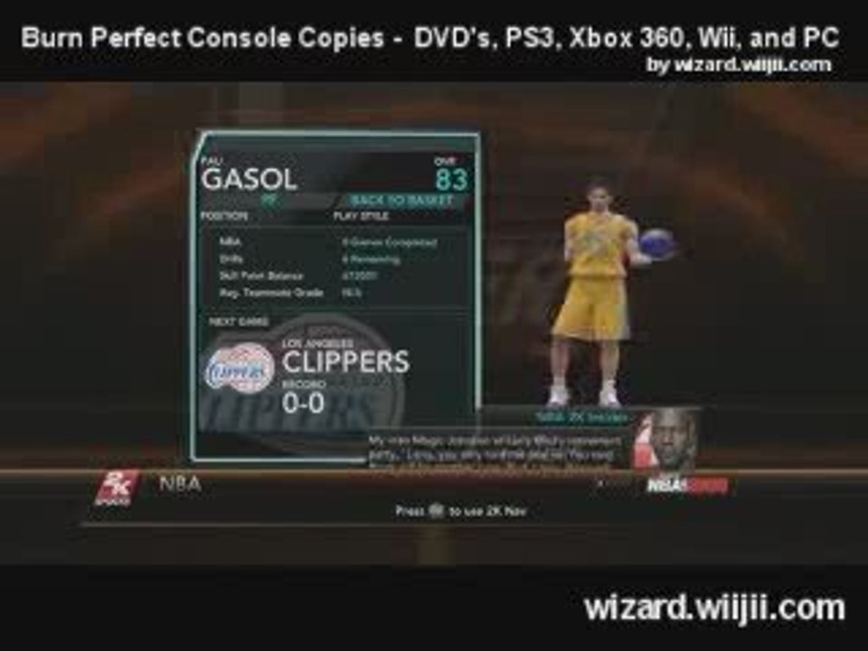 NBA 2K10 Michael Jordan Insider Mod Pau Gasol