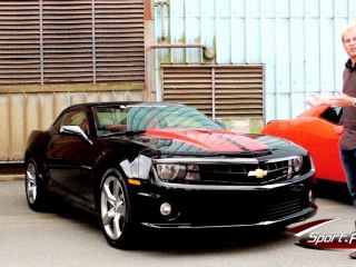 下载视频: Muscle-Cars sur Sport-Prestige : comparatif Mustang, Camaro et Challenger