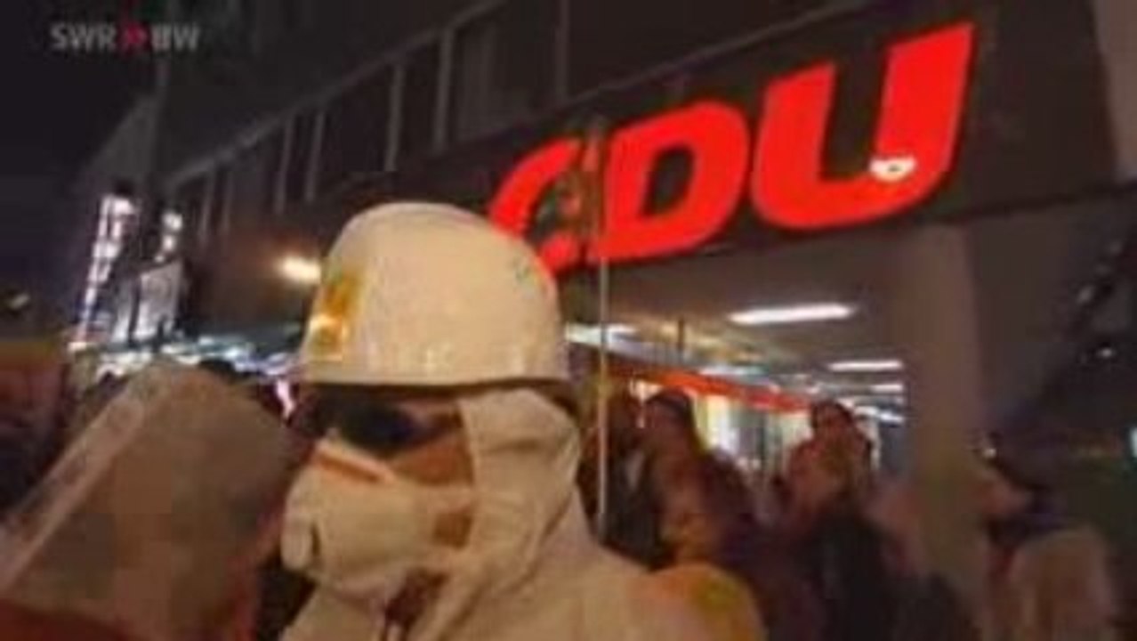 SWR-Landesschau 26.10.09: 'Anti-Atom-Flashmob in Stuttgart'