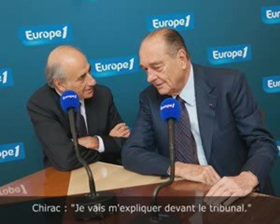 Chirac: "Je vais m'expliquer devant le tribunal"