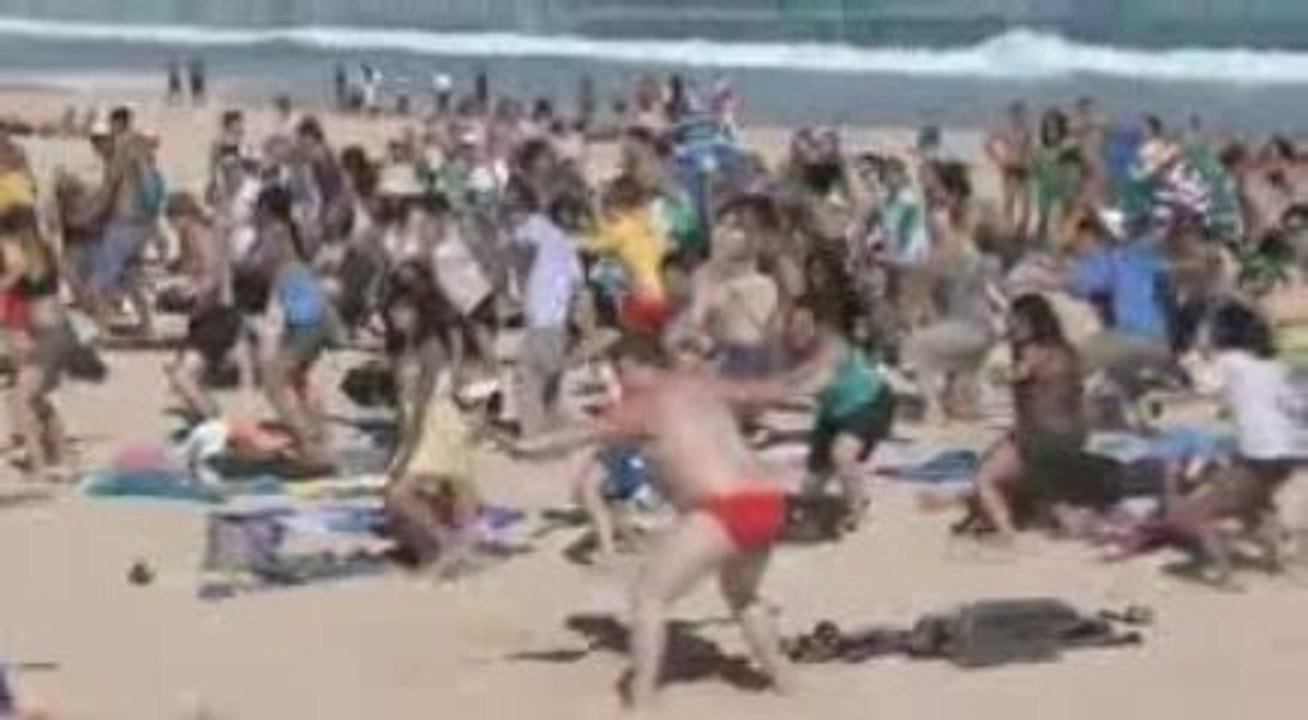 Flash Mob sur une plage à Sydney