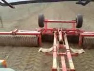 tracteur John deere 6110 et rouleau 6m50