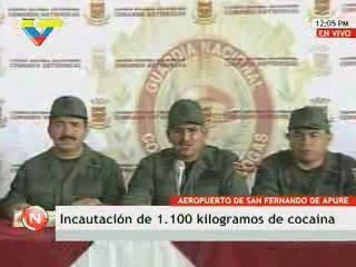 GNB incautó cocaína en frontera con Colombia