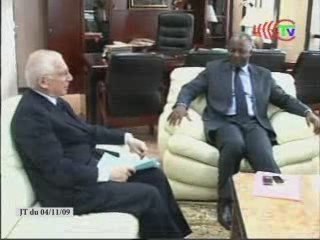 Entretien entre Henri Ossebi et l’ambassadeur du Brésil