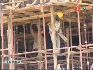 Avancement des travaux d’un grand hôtel à Oyo