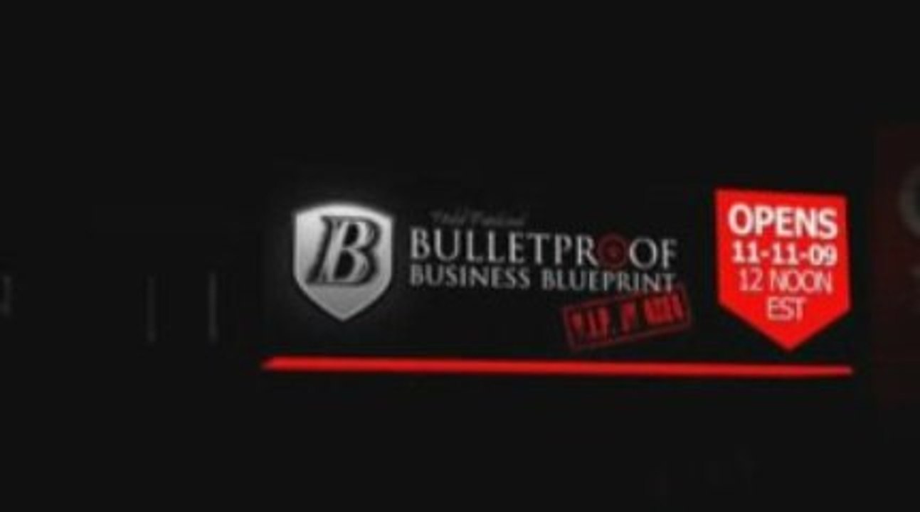 Bulletproof Business Blueprint JV Opportunity