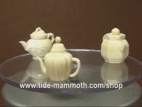 mammoth ivory carving Handcrafted Miniature Chinese Antique