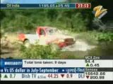 News clip Indian SUV Mahindra Scorpio winning Brazil Rally