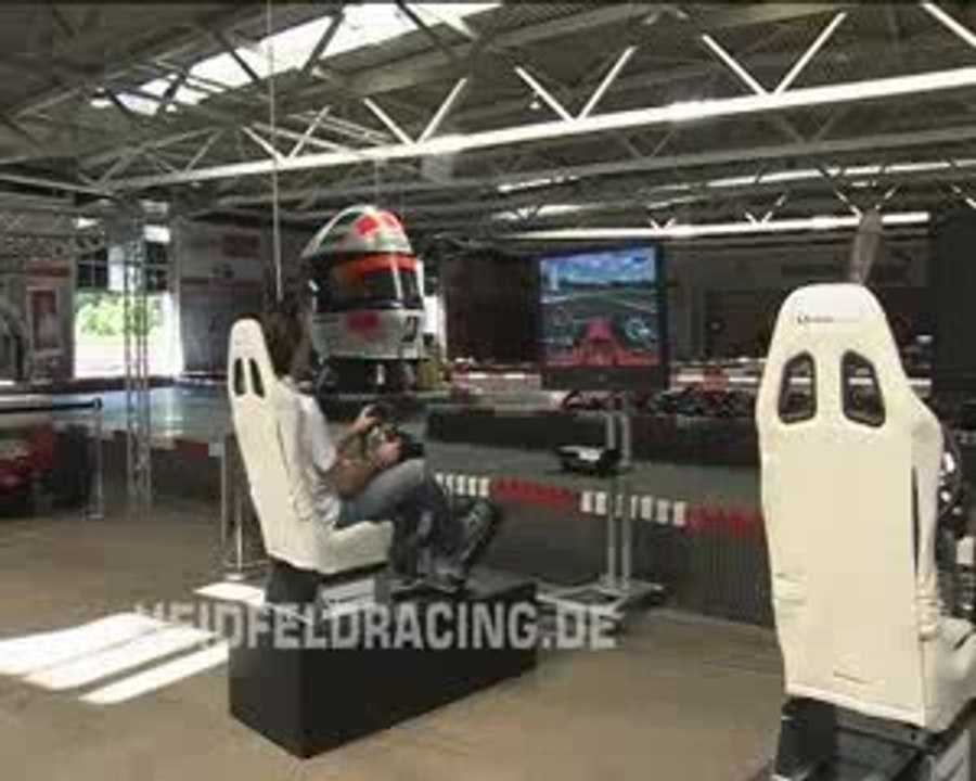 Kleiner Formel 1 Simulator, Mini F1 Simulator HEIDFELDRACING